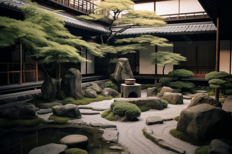 花园宁静舒适唯美意境建筑,高清,摄影图,摄影图片,图片大全,摄影图免费下载